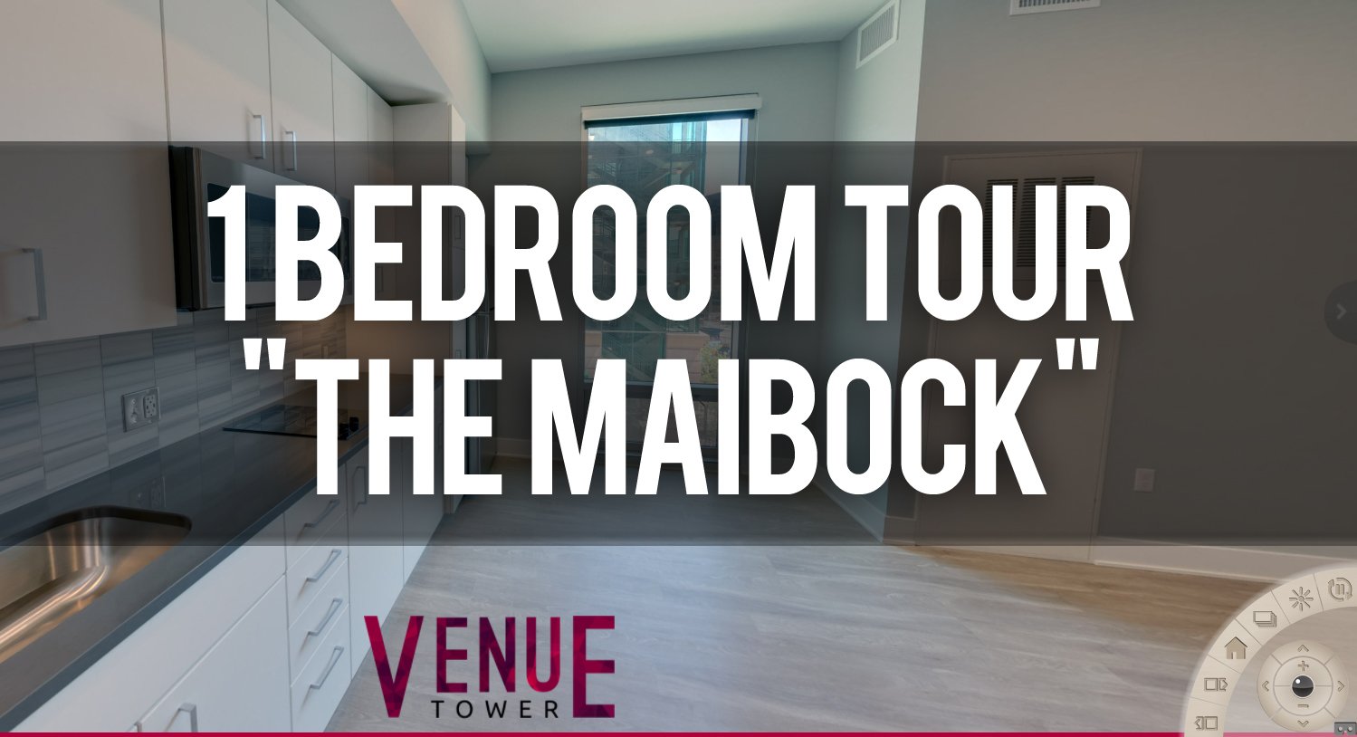 Virtual Tour of Maibock Floorplan 1 Bedroom at Venue Tower Apartments