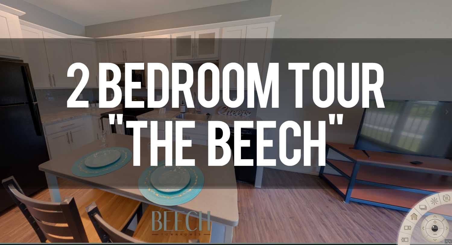 Virtual Tour of 2 Bedroom at Beech Townhomes