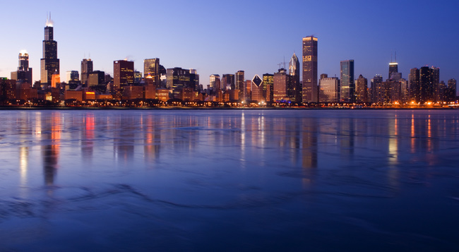 Chicago is beautiful even in the heart of winter.