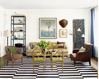 Nate Berkus apartment photo from Elle Decor.