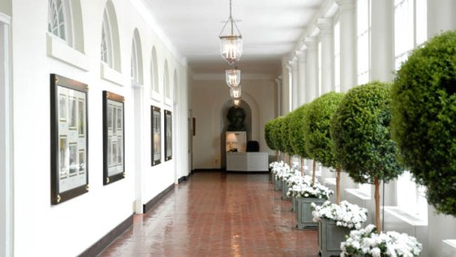 Sourth Corridor of the White House, Washington DC