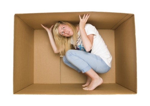 woman-inside-a-cardboard-box