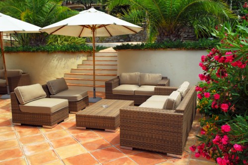 Stylish patio