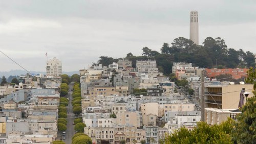 San Francisco and the Coit Tower