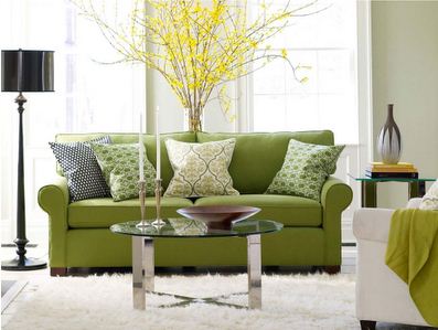 green-couch