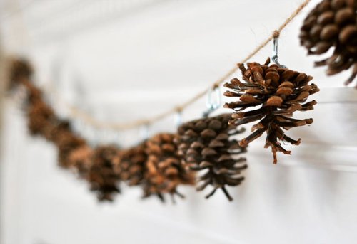 pine cone garland