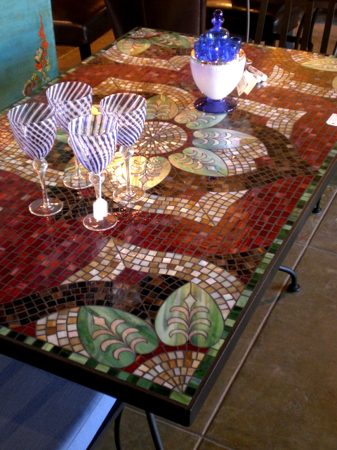 Mosaic table from Furthur LA Mosaic table from Furthur LA