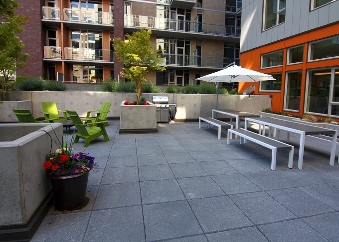 The Boxcar Apartments in South Lake Union Seattle via RentCafe