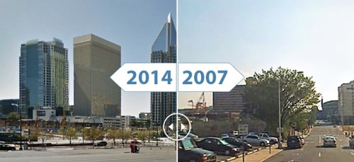 Charlotte's evolving skyline