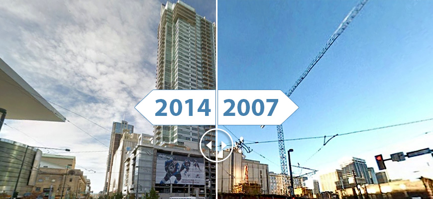 Denver skyline changes
