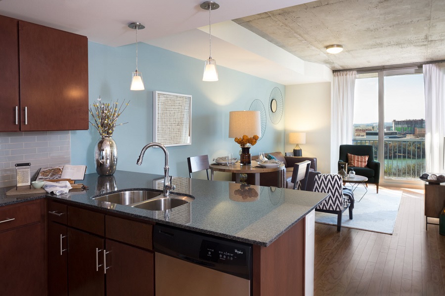 One-bedroom apartments at SkyHouse Austin