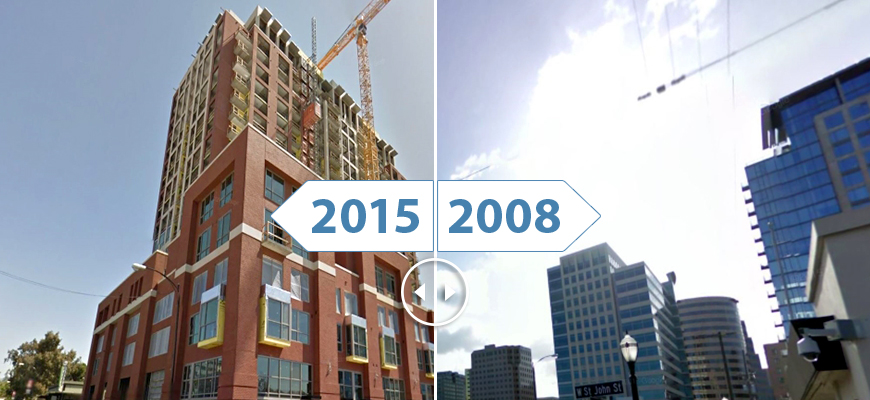 San Jose skyline changes
