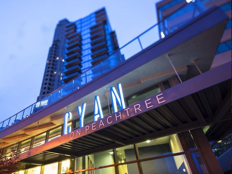 Cyan on Peachtree