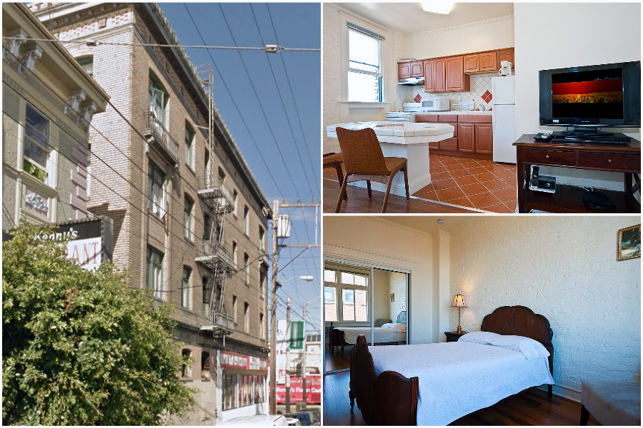 One-bedroom apartments at The Sonoma Suites in San Francisco