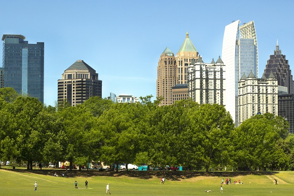 Atlanta from Piedmont Park