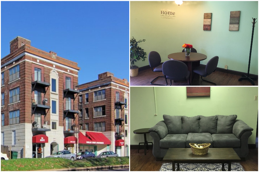 1-bedroom apartments at Harlan Court in St. Louis