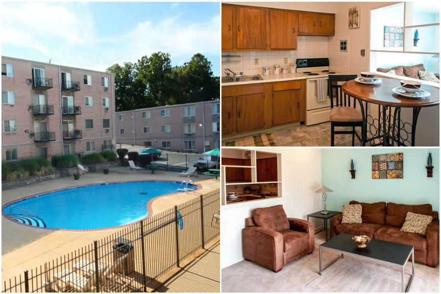 1-bedroom apartments at Park Val in St. Louis