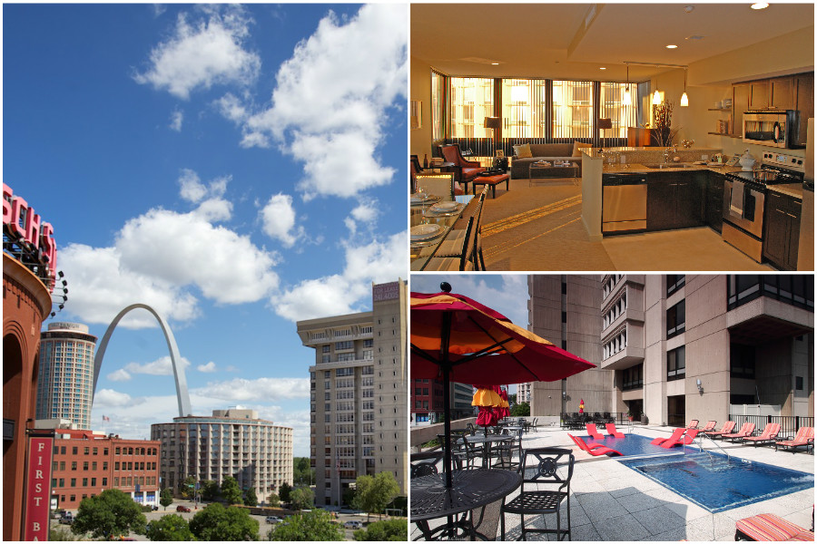 1-bedroom apartments at Pointe 400 in St. Louis