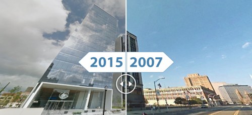 Prudential Tower in Newark NJ