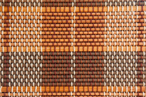 Window treatment - Bamboo blinds with natural texture