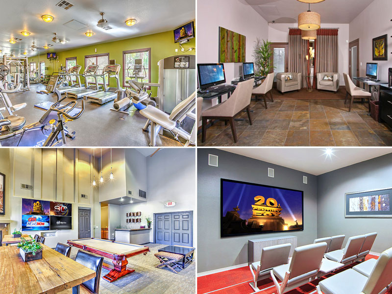 Copper Creek Apartments in Las Vegas: indoor amenities. Images via RentCafe