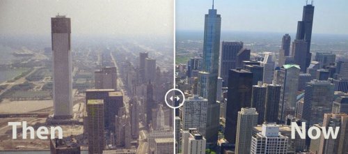 Chicago then vs now