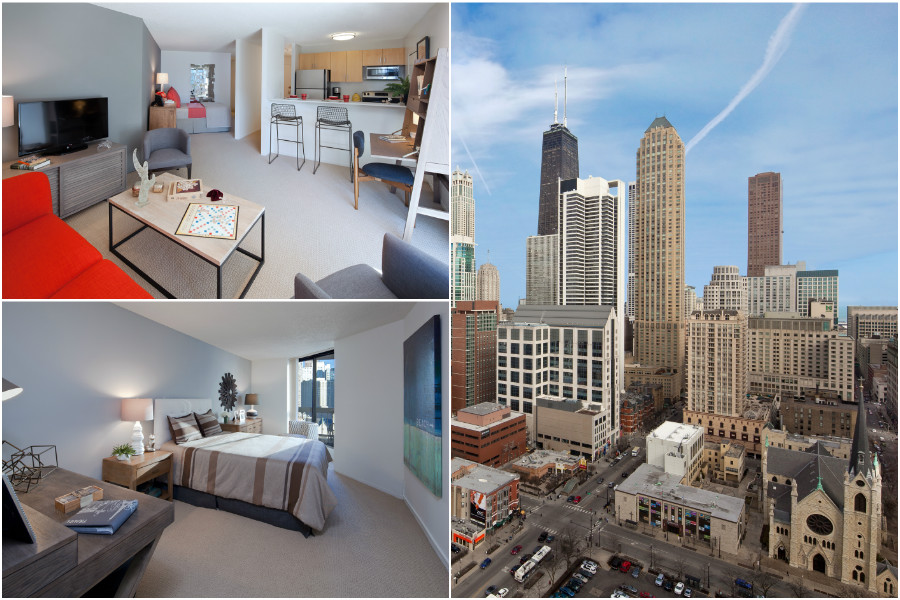 Asbury Plaza Apartments in Chicago's Near North neighborhood