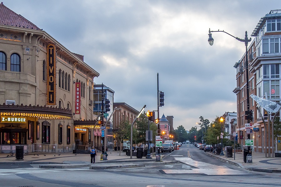 Central Columbia Heights and the historic Tivoli Theatre