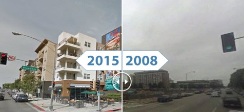 Long Beach CA Cityscape Changes