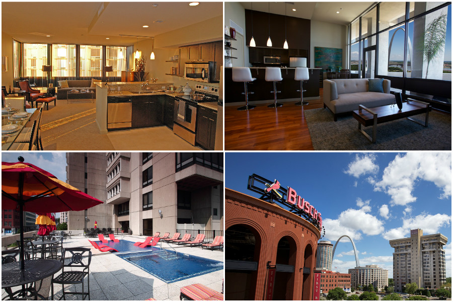 2-bedroom apartments at Pointe 400 in St. Louis