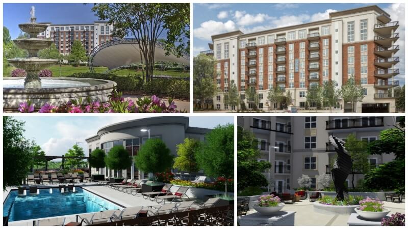 The Encore SouthPark pet-friendly apartments in Charlotte, NC
