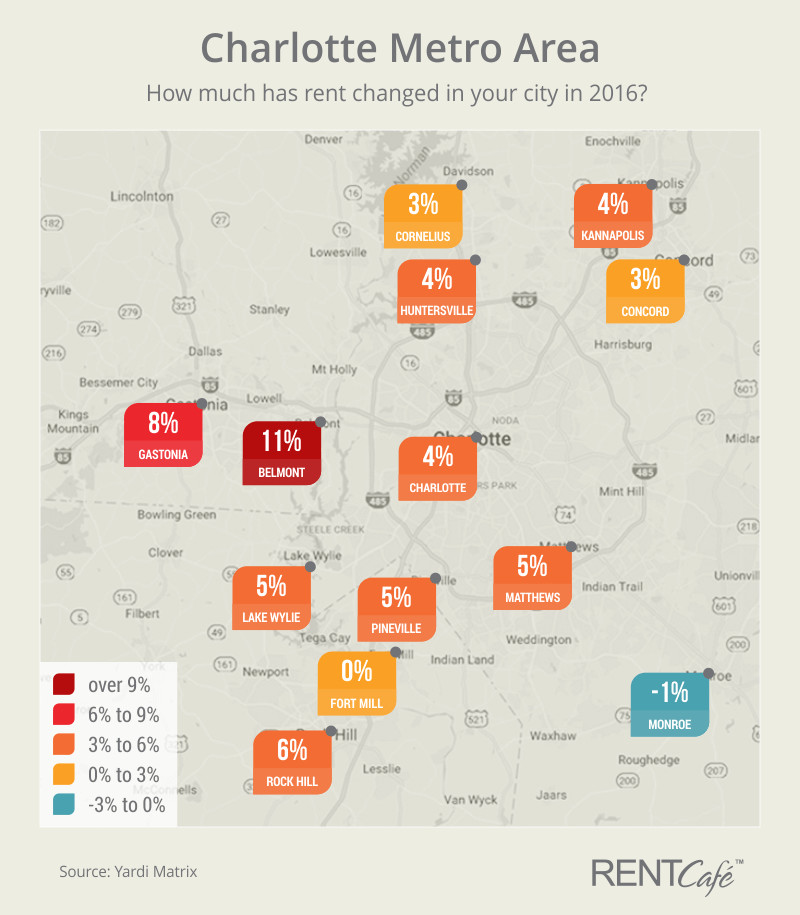 Charlotte-metro-cities-map