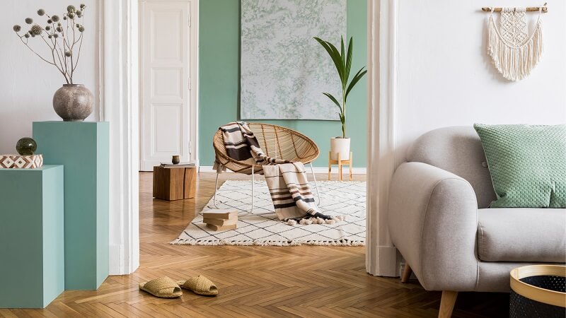 colorful bohemian interior trends