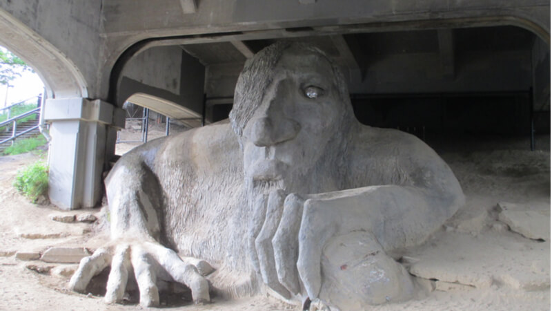 Seattle troll under the bridge