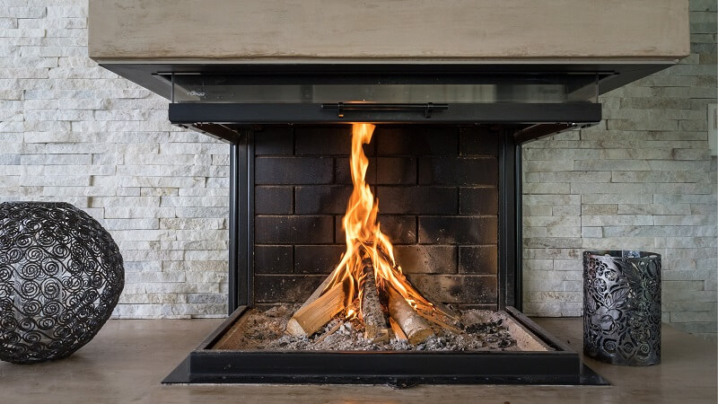 fireplace fumes