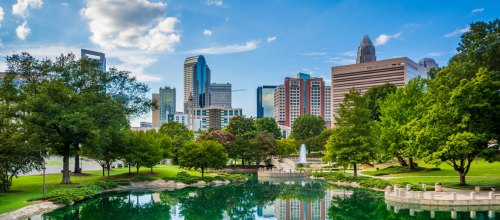 Charlotte. NC skyline