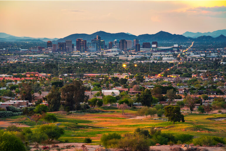 Phoenix aerial view