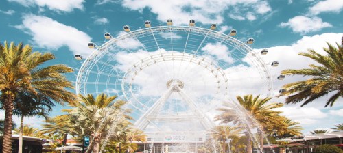 Cyan Sky Orlando Eye