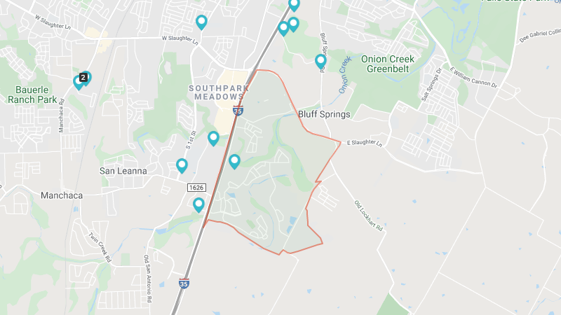 Onion Creek Austin location Onion Creek Austin location