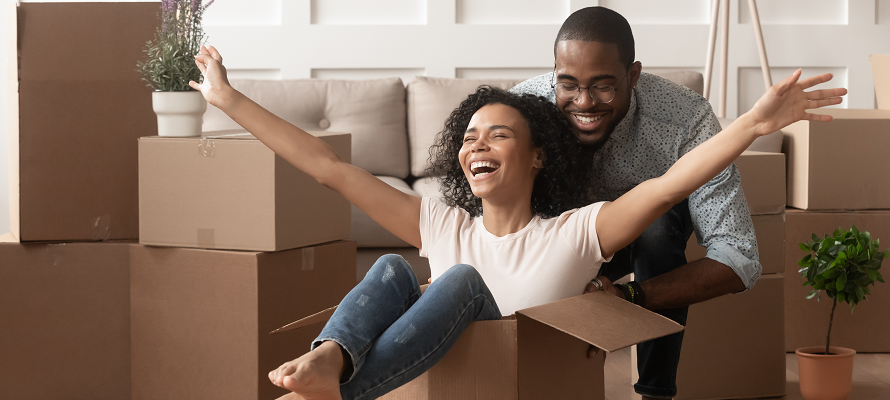 moving into new apartment