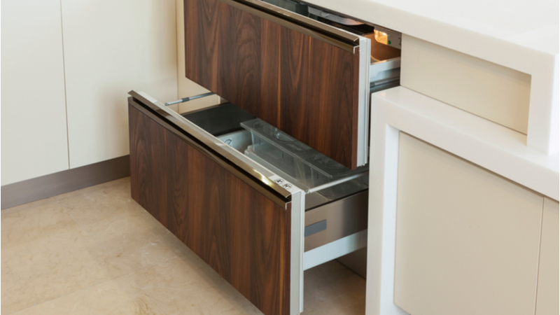 pull-out kitchen drawer