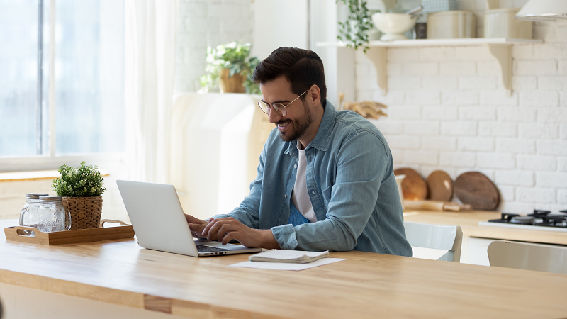 searching for apartments online