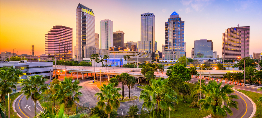 downtown Tampa skyline