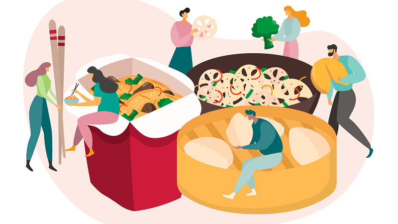 takeout food