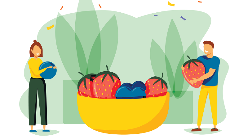 healthy snacks berries