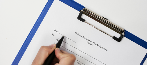 notice of intent to vacate