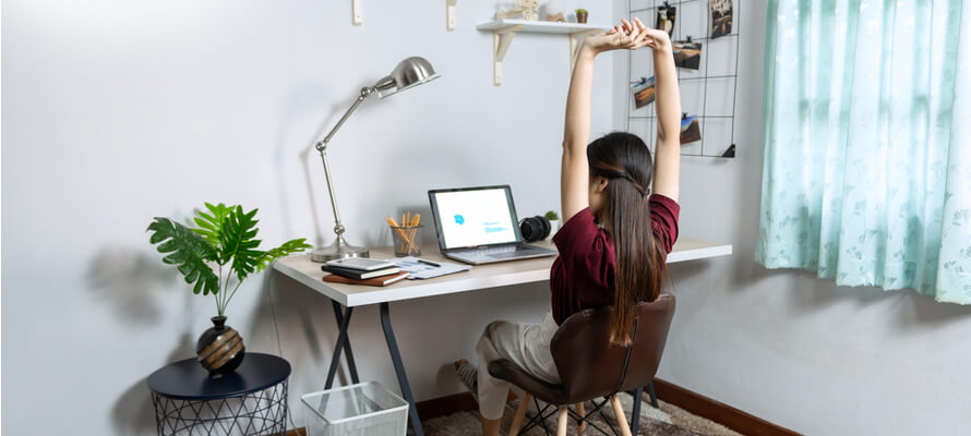 Upsizing apartments, home office