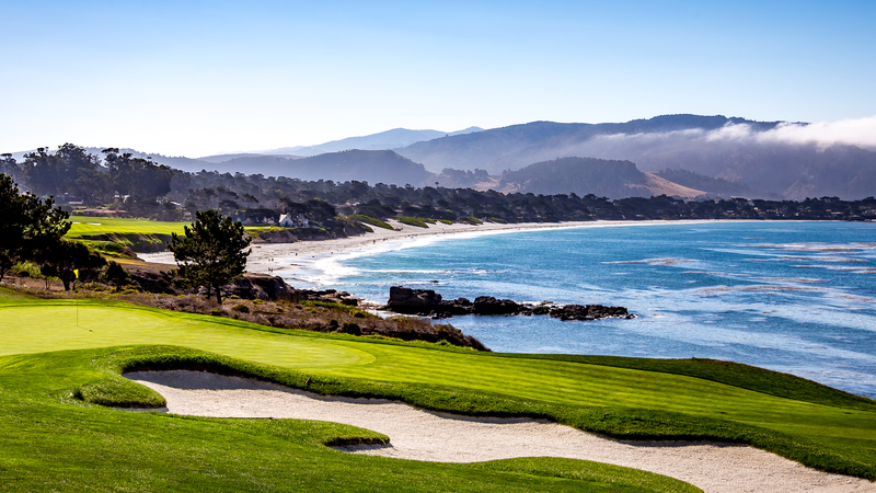 Pebble Beach golf course, Monterey, California