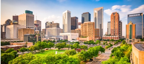downtown Houston skyline