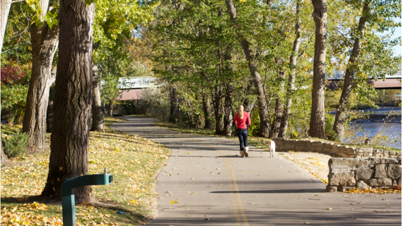 Boise, Idaho river trail
